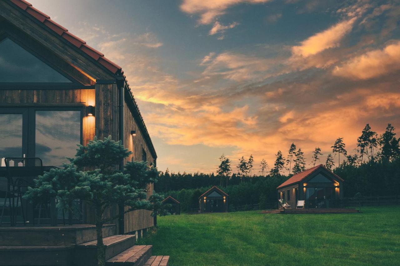 Mazurskie Hytte Łukta Exteriér fotografie