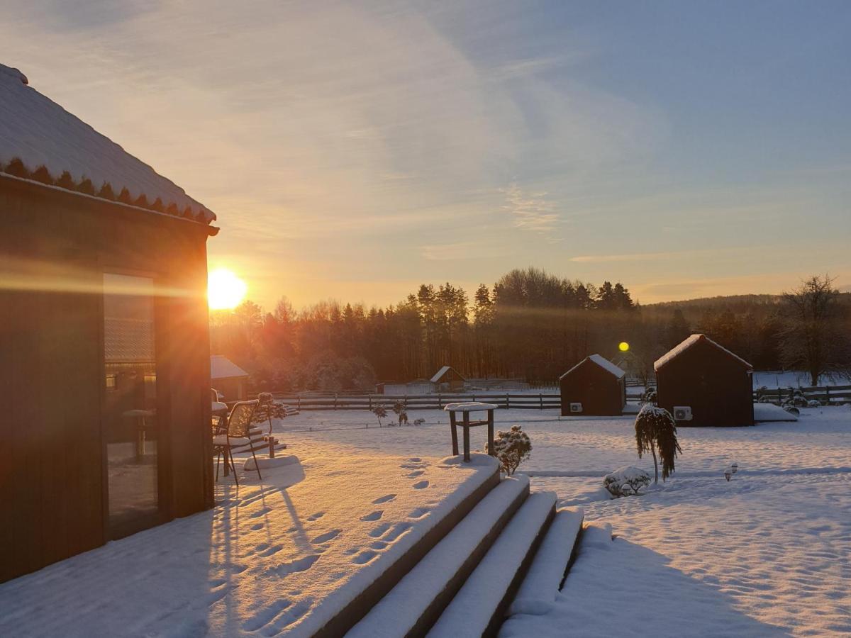 Mazurskie Hytte Łukta Exteriér fotografie